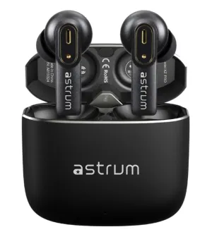 ASTRUM XZ PRO - True Wireless Earbuds, in-Ear Bluetooth Hybrid ANC, Touch Control, aptX Lossless Audio, LE Audio, Up to 30H Wireless Charging Case, 1-Year Limited Warranty, Support iPhone/Android