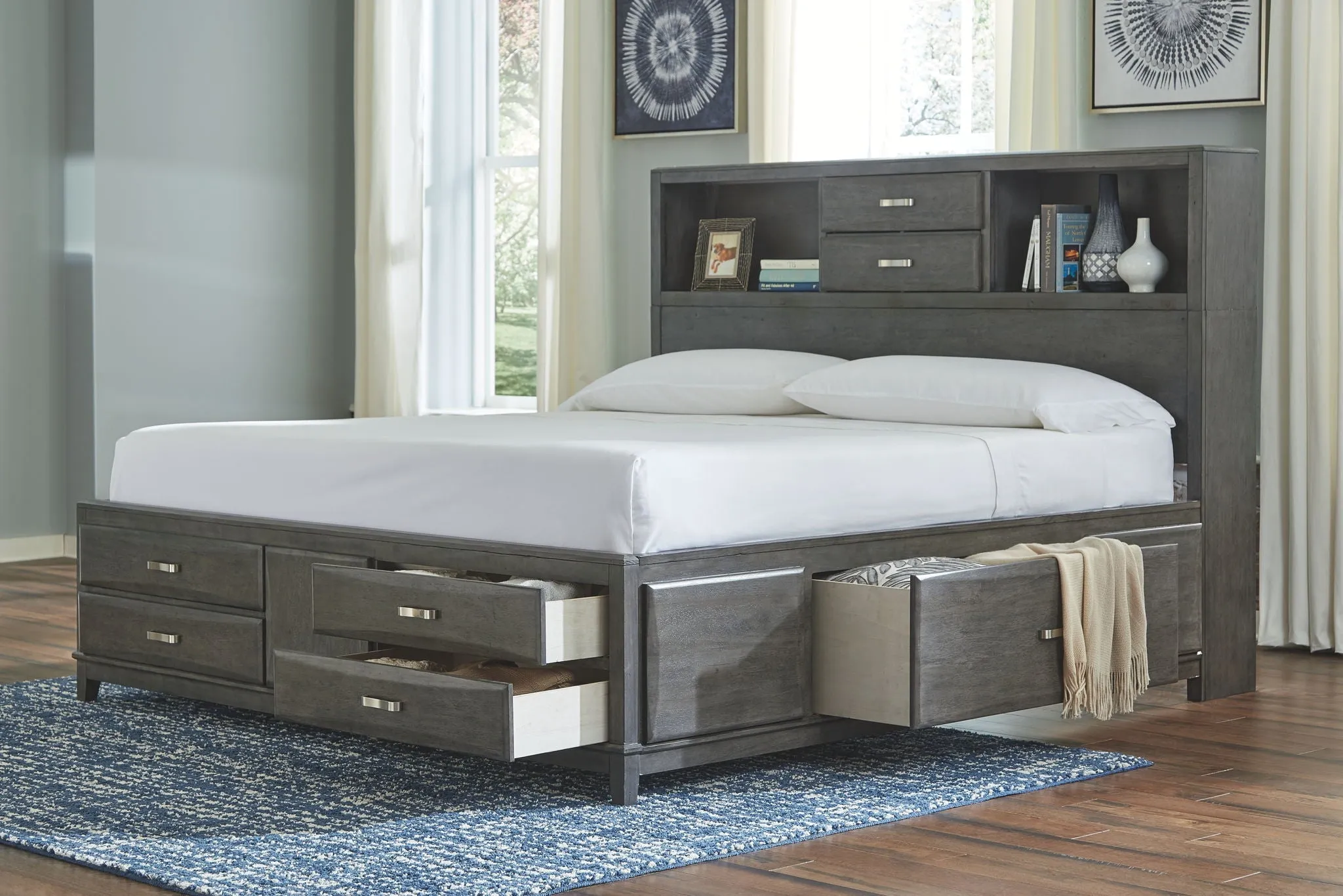 Caitbrook King Storage Bed