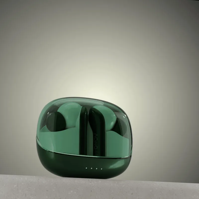 DwOTS 535 - 50ms Low Latency green Earbuds