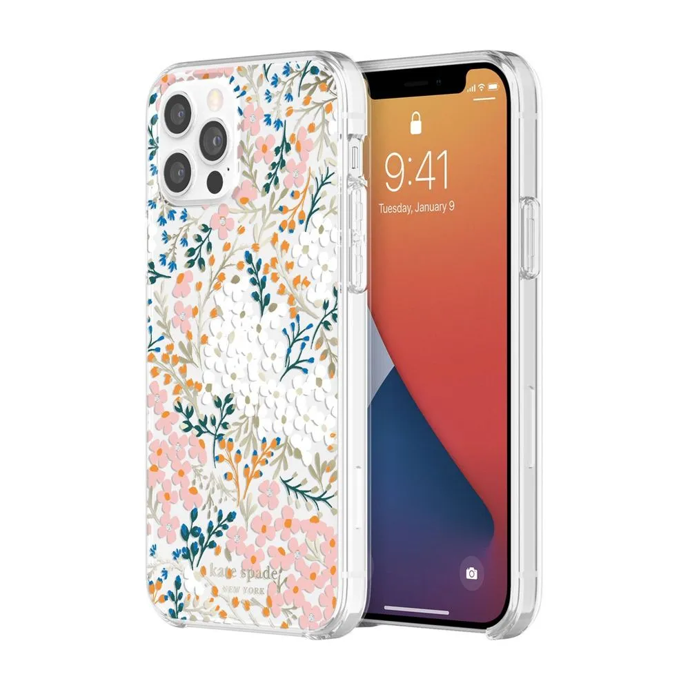 Kate Spade New York Apple iPhone 12/iPhone 12 Pro Protective Hardshell Case - Multi Floral