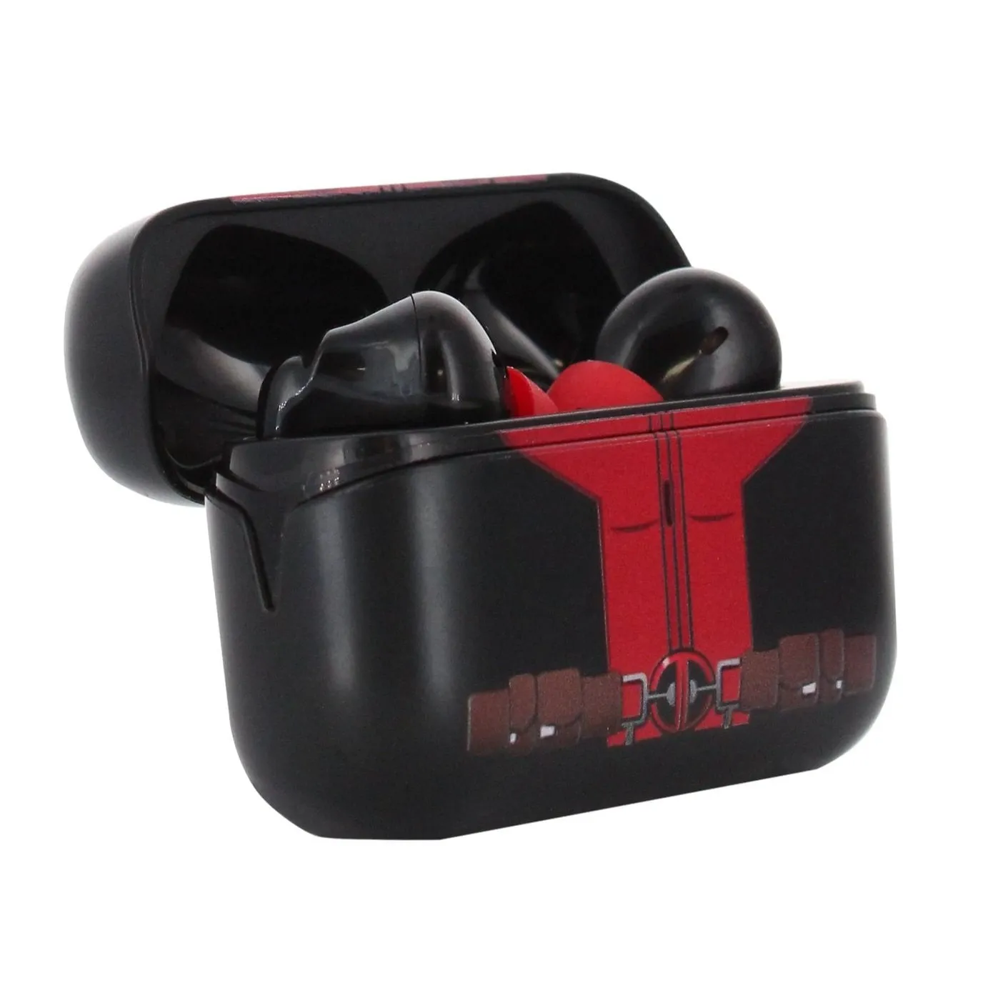 Marvel: Deadpool Buds Pro, Wireless Bluetooth EarBUDS and Phone Holder Bundle